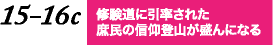 修験道に引率された庶民の信仰登山が盛んになる