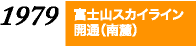 富士山スカイライン開通（南麓）
