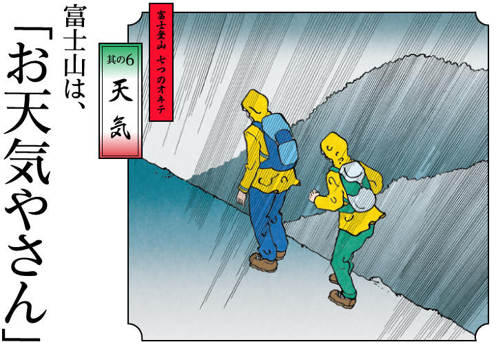 其の6 天気：富士山は、「お天気やさん」